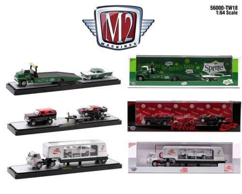 M2 Machines 1:64 Coca-Cola Auto-Haulers Release TW18 Assortment