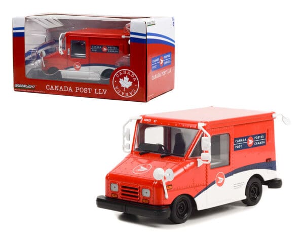 Greenlight 1:24 Canada Post Long-Life Postal Delivery Vehicle (LLV) (Red)