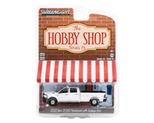 Greenlight 1:64 2021 Ram 2500 Tradesman with Garbage Bin – The Hobby Shop Series 13