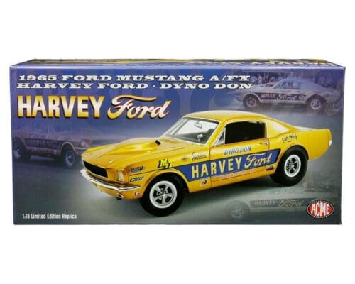 ACME 1:18 1965 Ford Mustang A/FX – Harvey Ford – Dyno Don