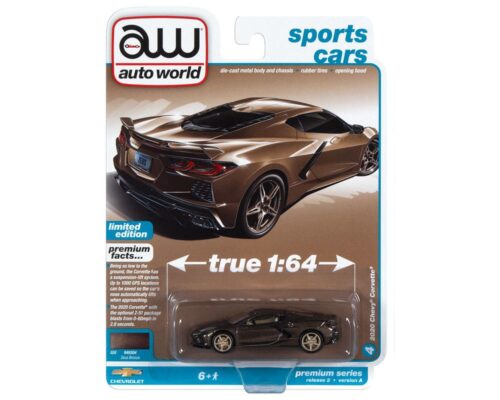 Auto World 1:64 2020 Chevrolet Corvette (Zeus Bronze) – Premium 2022 Release 2 Version A