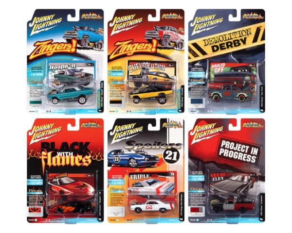 Johnny Lightning 1:64 Street Freaks 2021 Release 4 Version A Assortment