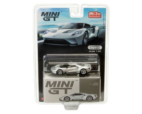 Mini GT 1:64 Ford GT (Ingot Silver)(LHD) – MiJo Exclusives limited to 2400 pieces