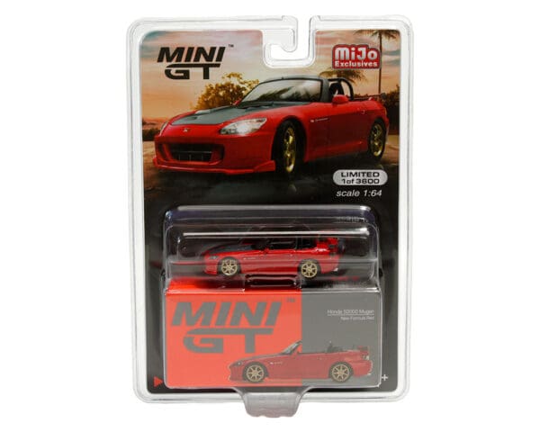 Mini GT 1:64 Honda S2000 (AP2) Mugen (New Formula Red) – MiJo Exclusives