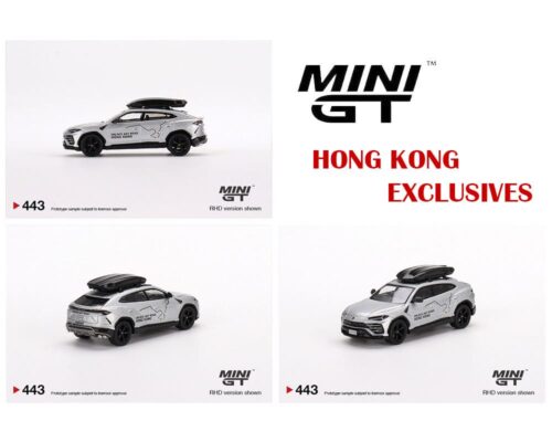 Mini GT 1:64 Lamborghini Urus “UNLOCK ANY ROAD HONG KONG” – Hong Kong Exclusives