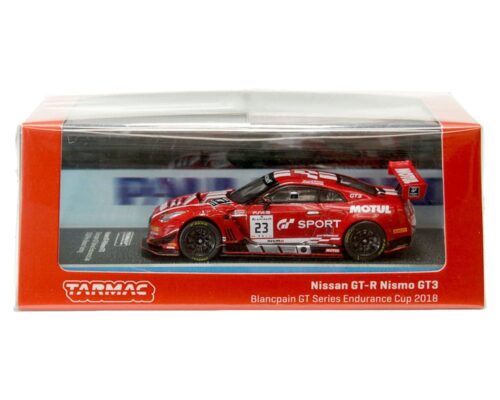 Tarmac Works 1:64 Nissan GT-R Nismo GT3 Blancpain GT Series Endurance Cup 2018 Pre-Season Testing (Red) – Hobby64