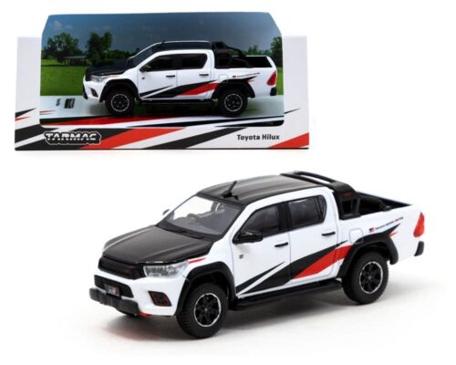 Tarmac Works 1:64 Toyota Hilux White – Hobby64