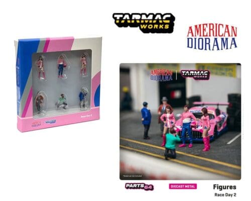 Tarmac Works 1:64 American Diorama Figures Race Day II