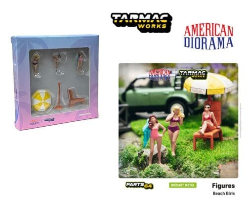 Tarmac Works 1:64 American Diorama Figures Beach Girls – Parts64