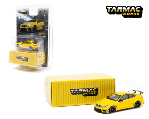 Tarmac Works 1:64 Mercedes-Benz C63 AMG Black Series (Yellow Metallic) – Global64