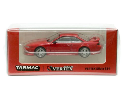 Tarmac Works 1:64 VERTEX Silvia S14 (Red Metallic)