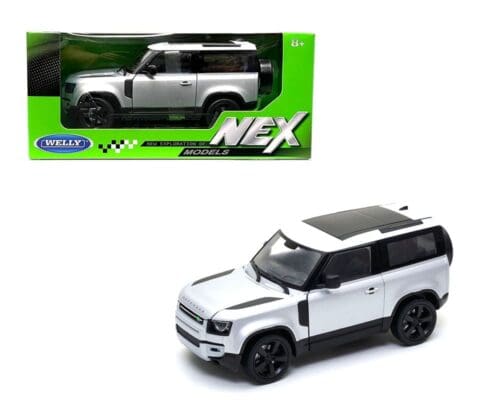 Welly 1:24 2020 Land Rover Defender (Silver)