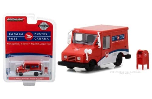 Greenlight 1:64 Canada Post LLV Mail Truck with Mailbox – Hobby Exclusive