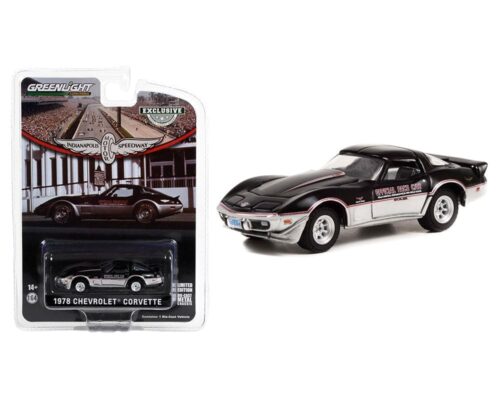 Greenlight 1:64 1978 Chevrolet Corvette – 62nd Annual Indianapolis 500 Mile Race Official Pace Car – Hobby Exclusive