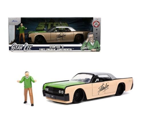 Jada 1:24 1963 Lincoln Continental and Stan Lee Figure – Hollywood Rides