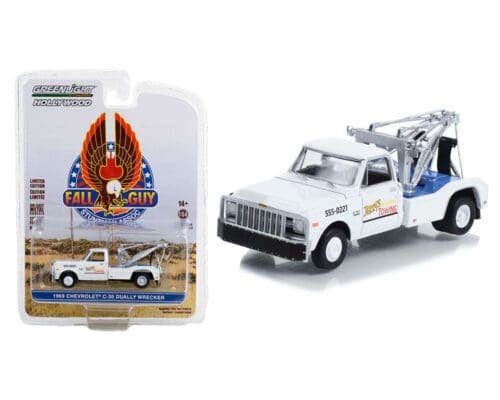 Greenlight 1:64 Fall Guy Stuntman Association – 1969 Chevrolet C-30 Dually Wrecker – Jerry’s Towing – Hollywood Special Edition