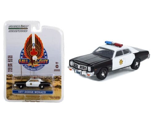 Greenlight 1:64 Fall Guy Stuntman Association – 1977 Dodge Monaco – County Sheriff’s Department – Hollywood Special Edition