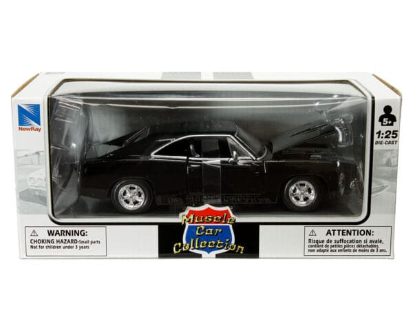 New Ray 1:24 1969 Dodge Charger R/T (Black) – Muscle Car Collection