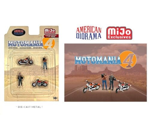 American Diorama 1:64 Figures Motomania 4 – MiJo Exclusives