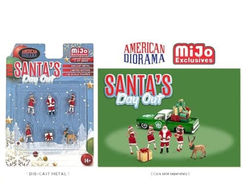 American Diorama 1:64 Figures Santa’s Day Out – MiJo Exclusives