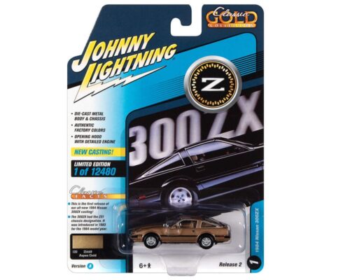 Johnny Lightning 1:64 1984 Nissan 300ZX (Gold Metallic) – Classic Gold 2022 Release 2