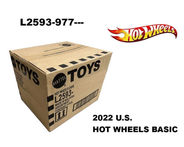 Hot Wheels 1:64 Basic USA Assortment 2022 M Case