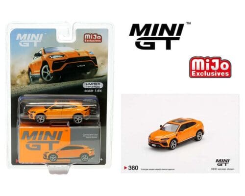 Mini GT 1:64 Lamborghini Urus (Arancio Borealis) – MiJo Exclusives