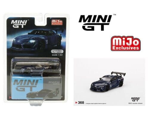 Mini GT 1:64 Toyota GR Supra (A90) (Downshift Blue) HKS – MiJo Exclusives