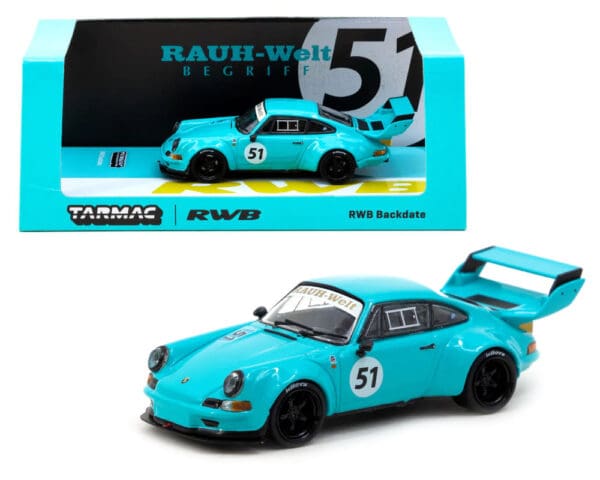 Tarmac Works 1:64 RWB Backdate (Blue) #51 – Hobby64