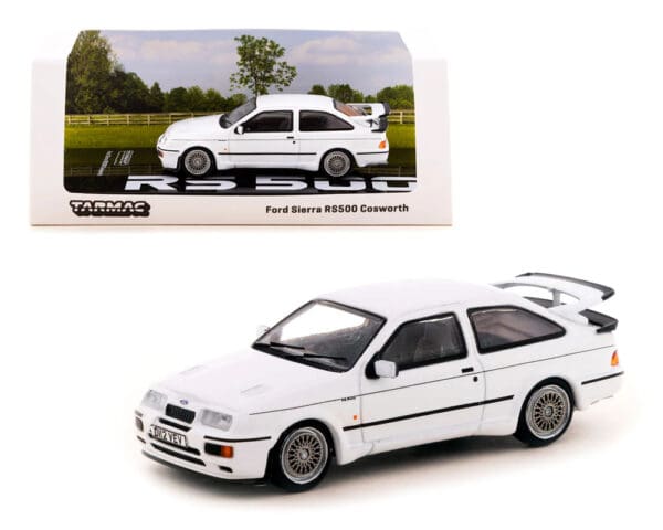 Tarmac Works 1:64 Ford Sierra RS500 Cosworth (White) – Road64