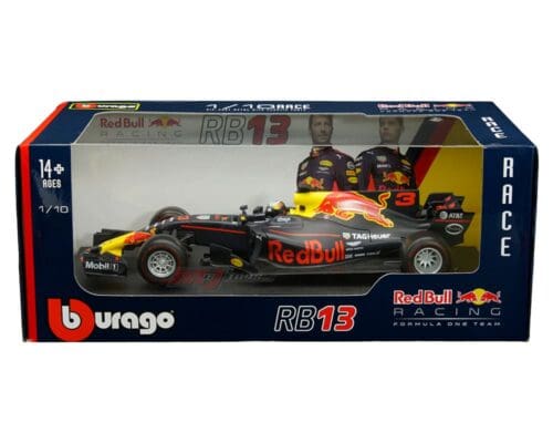 Bburago 1:18 TAG Heuer RB13 Daniel Ricciardo #3 – Matte Dark Blue – Race – RedBull Racing