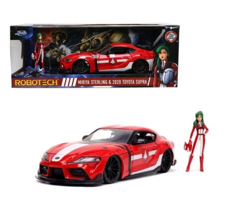 Jada 1:24 2020 Toyota Supra (Red) & Miriya Sterling Figure – Robotech – Anime Hollywood Rides