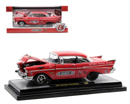 M2 Machines 1:24 Mr. Gasket Co. 1957 Chevrolet 210 Hardtop (Red)