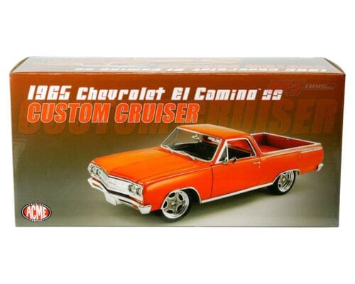 ACME 1:18 1965 Chevrolet El Camino SS Custom Cruiser (Orange Metallic)