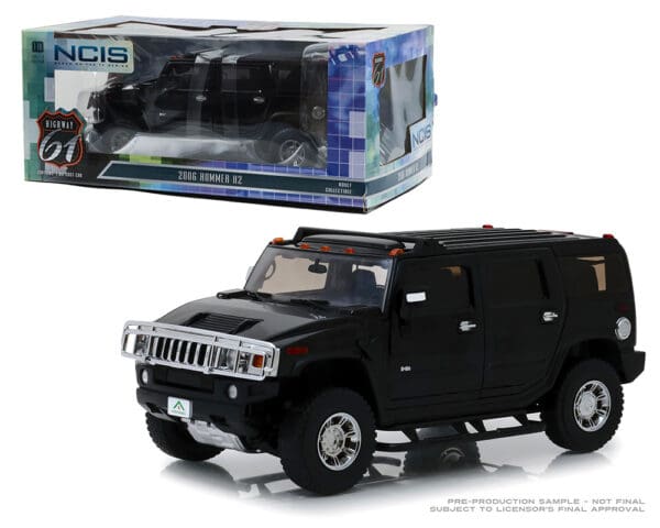 Highway 61 1:18 2006 Hummer H2 (Black) – NCIS (2003-2018 TV Series)