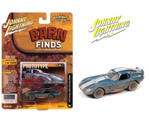 Johnny Lightning 1:64 Street Freaks 2022 Release 1A- 1965 Shelby Cobra Daytona Dusty Solid Pack