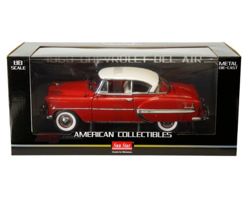 Sun Star 1:18 Chevrolet Bel Air Hardtop (Target Red) – American Collectibles