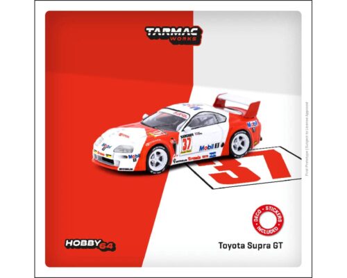 Tarmac Works 1:64 Toyota Supra GT BPR Zhuhai 1995  P. Alliot / P-H. Raphanel #37 w/ Case