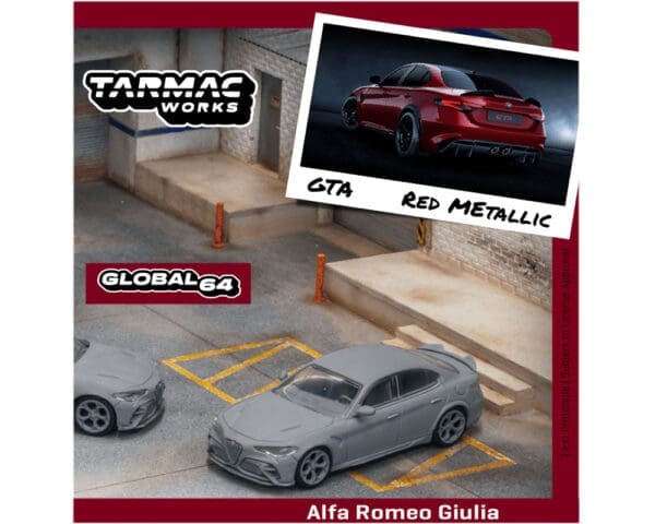 Tarmac Works 1:64 Alfa Romeo Giulia GTA – Red Metallic – Global64