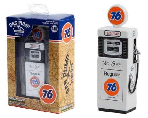 Greenlight 1:18 1951 Wayne 505 Gas Pump Union 76 Regular Gasoline ‘No Gas’ – Vintage Gas Pump Collection Series 12