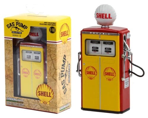 Greenlight 1:18 1954 Tokheim 350 Twin Gas Pump Shell Oil – Vintage Gas Pump Collection Series 12