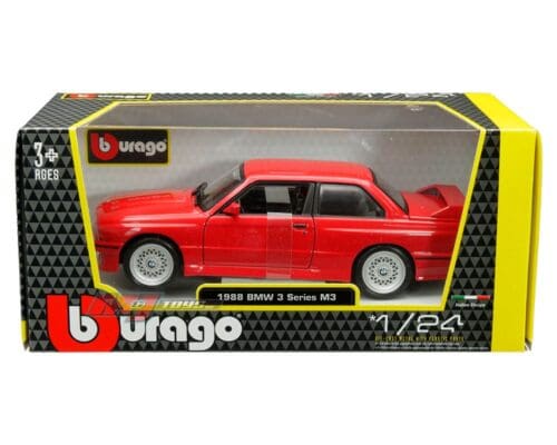 Bburago 1:24 1988 BMW 3 Series M3 (E30)(Red)