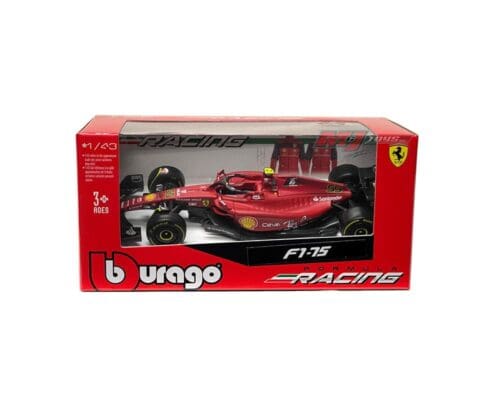 Bburago 1:43 2022 Ferrari #55 C. Sainz – Formula Racing F1-75