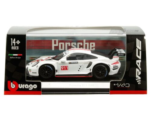 Bburago 1:43 Porsche 911 RSR (White) – Race