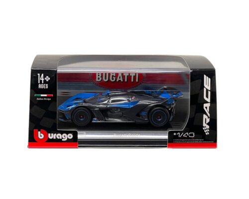 Bburago 1:43 Bugatti Bolide (Two-Tone Blue/ Grey) – Race