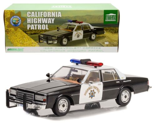 Greenlight 1:18 1989 Chevrolet Caprice Police – California Highway Patrol – Artisan Collection