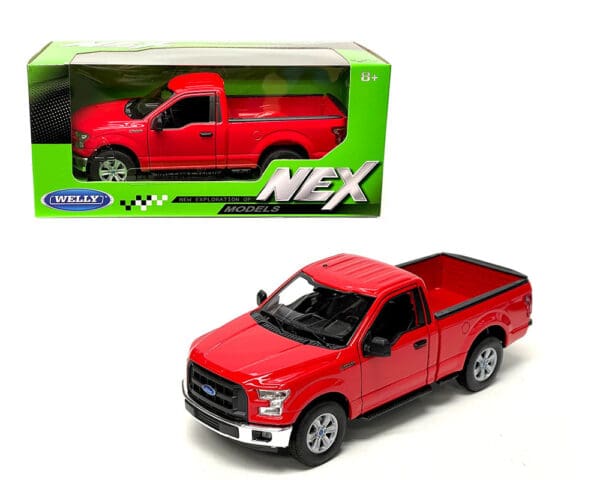 Welly 1:24 2015 Ford F-150 Regular Cab Red