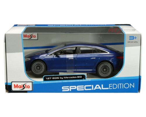 Maisto 1:27 2022 EQS by Mercedes-EQ (Blue) – Special Edition