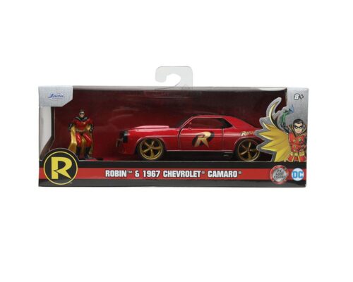 Jada 1:32 1969 Chevrolet Camaro with Robin Figure – DC Comic – Hollywood Rides