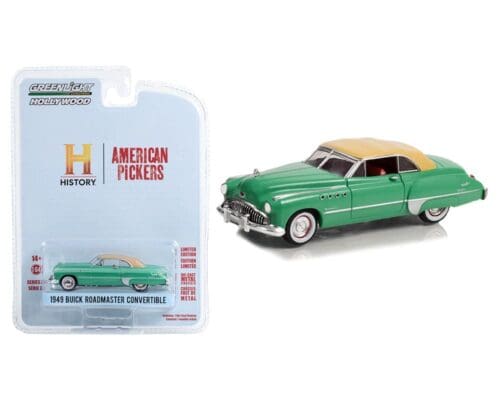 Greenlight 1:64 Hollywood Series 37 1949 Buick Roadmaster Convertible – American Pickers (2010-Current TV Series)